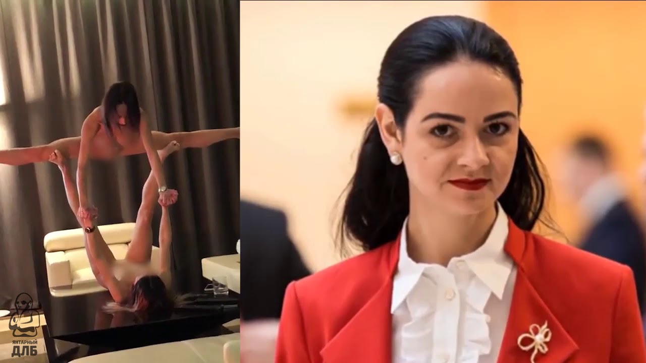 Ольга Глацких танцует голая на столе - видео