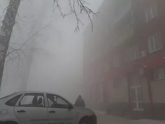 В Кемеровской области наблюдается эффект «черного неба» (3 фото)