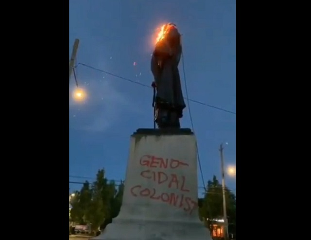 В Портленде снесли памятник Джорджу Вашингтону