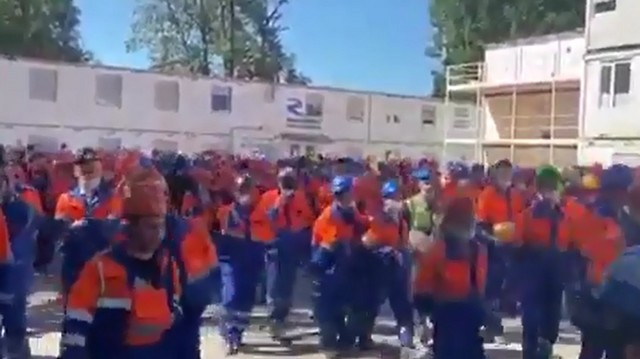 Новый бунт рабочих – на этот раз в петербургском «Лахта-центре» (2 видео)