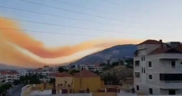 Над Бейрутом после взрыва повисло токсичное облако