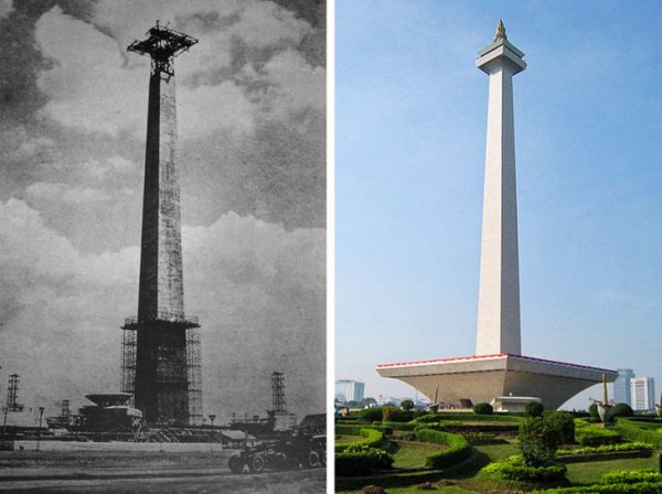 Национальный памятник в Джакарте, Индонезия