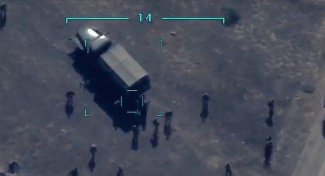 Военные кадры из Нагорного Карабаха - видео с азербайджанских дронов (6 видео)