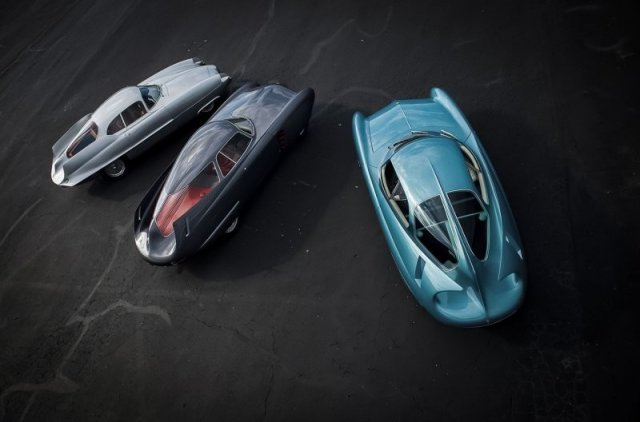 На аукционе решили продать три уникальных аэродинамических автомобиля Alfa Romeo B.A.T.