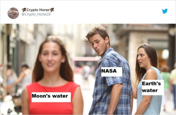 Вода на Луне &gt; вода на Земле