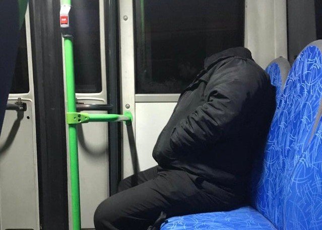 Всадник без головы в автобусе
