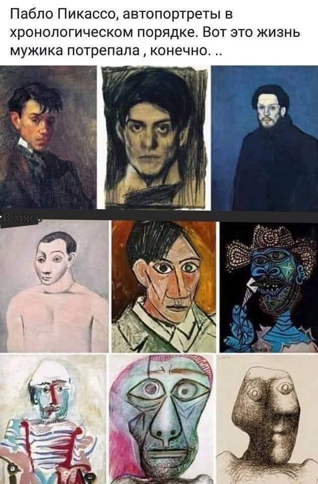 Портреты Пабло Пикассо