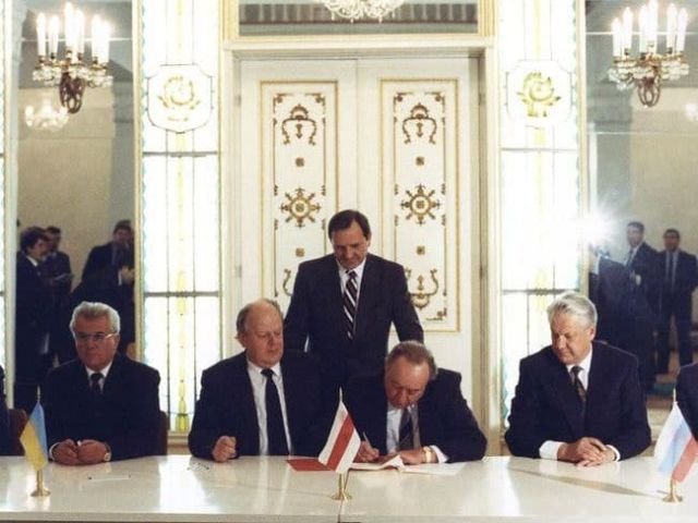 лидеры РСФСР, Украины и Белоруссии