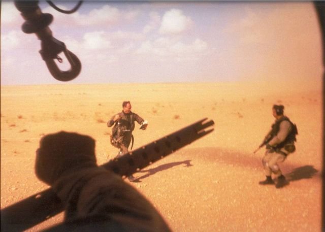Спасение пилота сбитого истребителя F-14 американским спецназом. Операция «Буря в пустыне». 1991 год.
