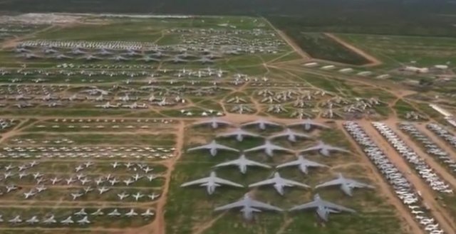 Крупнейшее "кладбище" авиационной техники