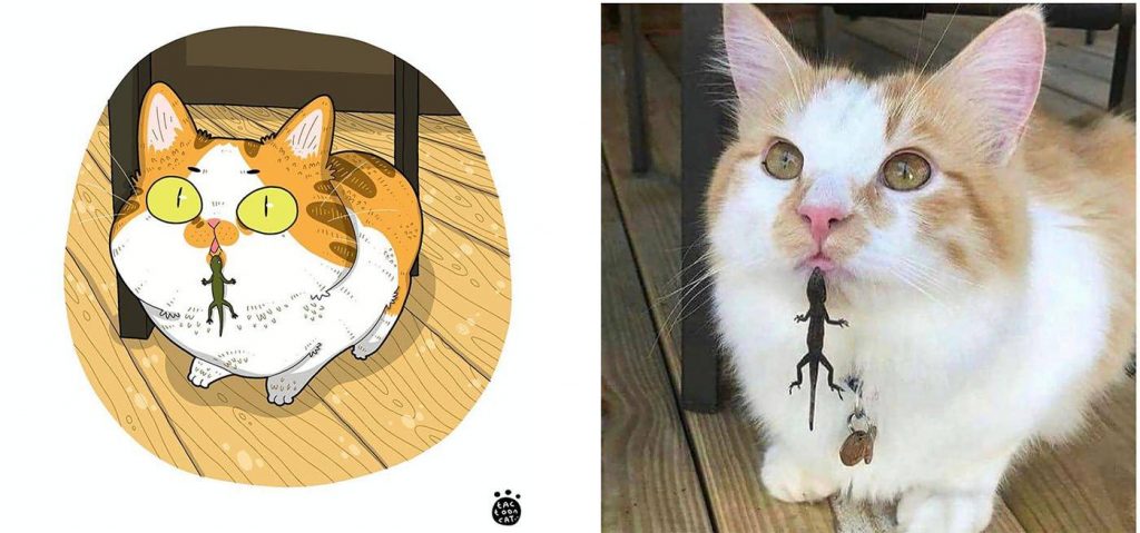 13 фото пародий на популярных котов из интернета
