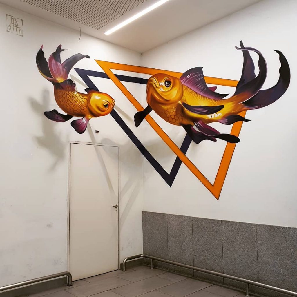 Художник из Португалии создаёт 3D-граффити, которые настолько реалистично выглядят, что порой это даже пугает