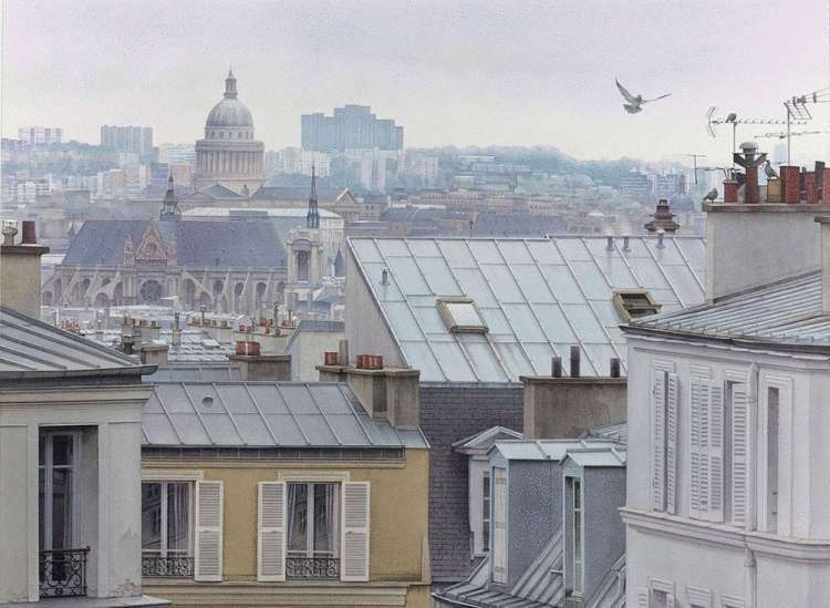 Очаровательный Париж в акварелях французского художника Тьерри Дюваля