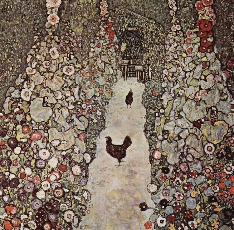 Бесконечные пейзажи Густава Климта, напоминающие мозаики
