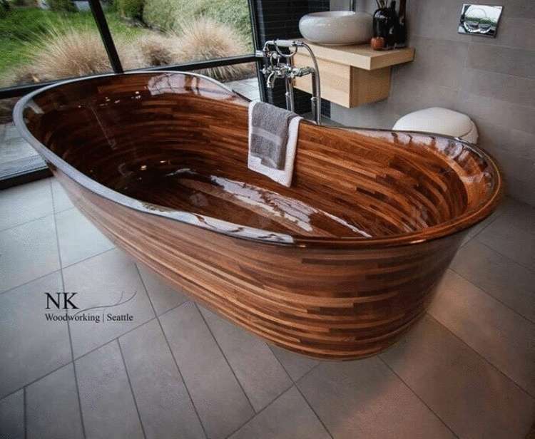 Потрясающие ванны из дерева, которые создает столяр-судостроитель