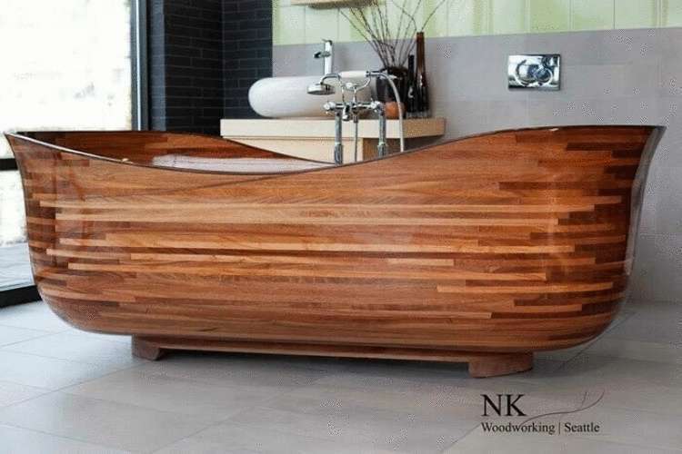 Потрясающие ванны из дерева, которые создает столяр-судостроитель