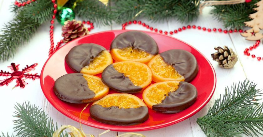Как приготовить карамелизированные апельсины в шоколаде на Новый год?