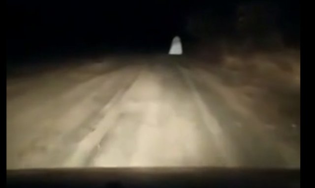 Водитель снял "чертовщину" в Липецкой области