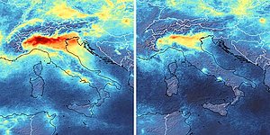 Снимки с космоса показывают резкое снижение загрязнения окружающей среды во время карантина из-за коронавируса