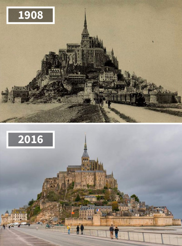 17 удивительных фото мира позапрошлых веков в сравнении с миром сегодняшним