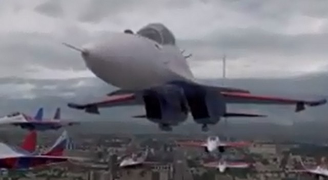 Авиационный парад над Москвой