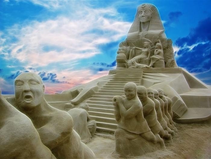 Песчаные скульптуры (25 фото)