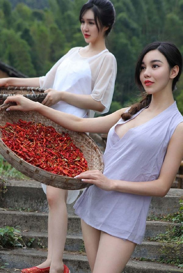 Как выглядят деревенские девушки в Китае