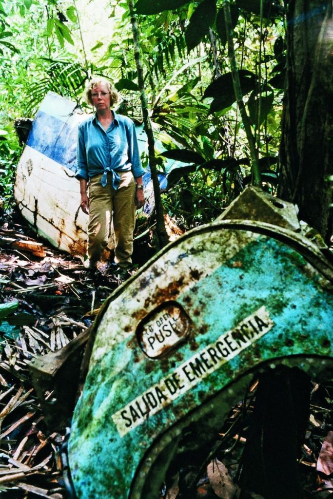 Джулиана Кёпке упала из самолета и выжила в тропическом лесу